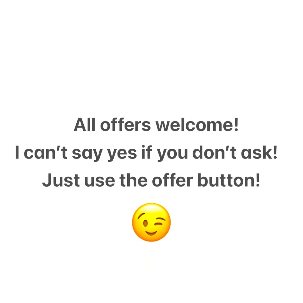 All offers welcome.